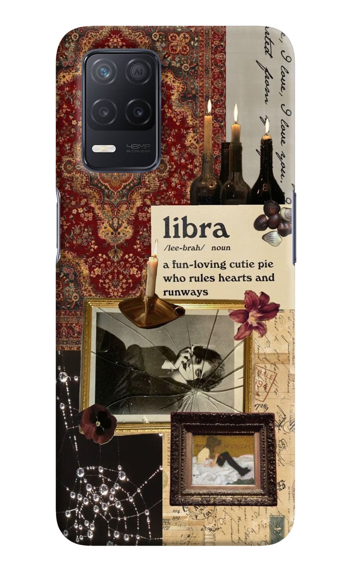 Libra Zodiac Realme 8 5G/8s 5G Hard Case Back Cover by Casekaro