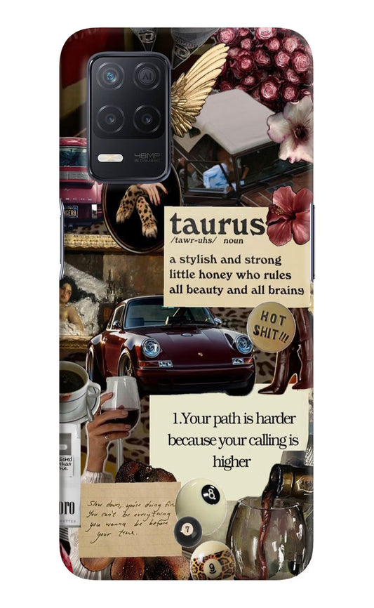 Taurus Zodiac Realme 8 5G/8s 5G Hard Case Back Cover by Casekaro