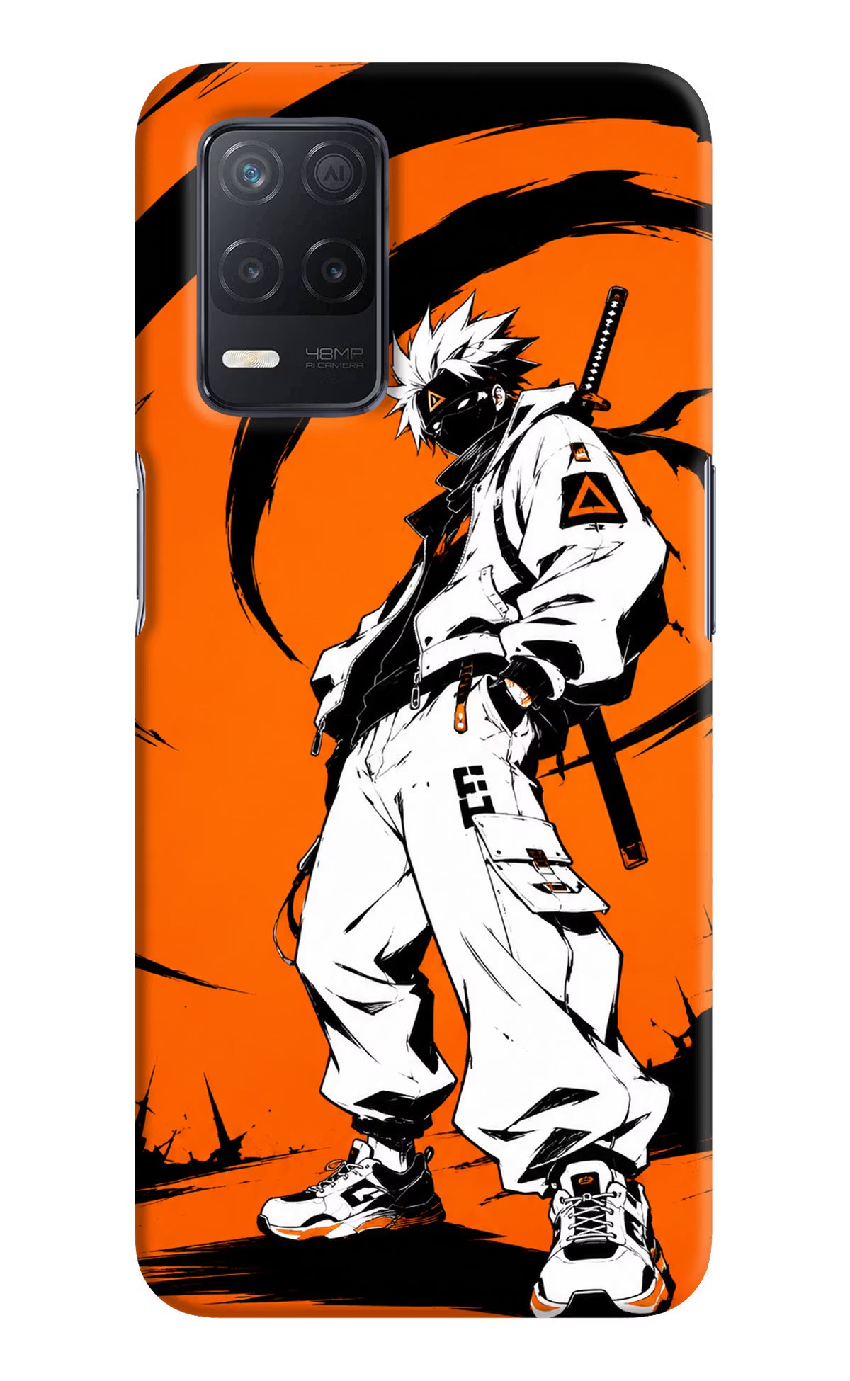 Street Samurai  Realme 8 5G/8s 5G Hard Case Back Cover by Casekaro