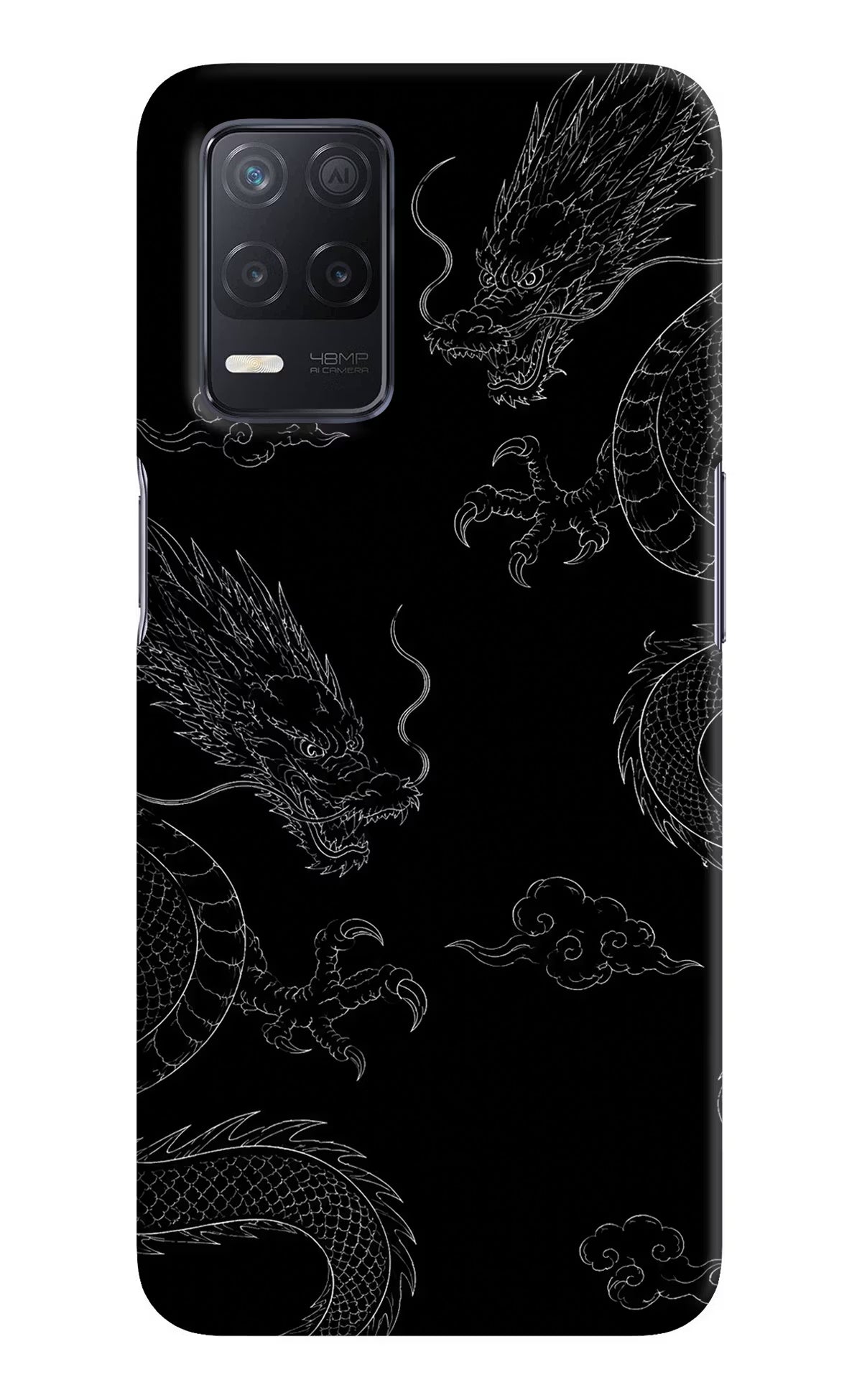 Twin Dragons Realme 8 5G/8s 5G Hard Case Back Cover by Casekaro