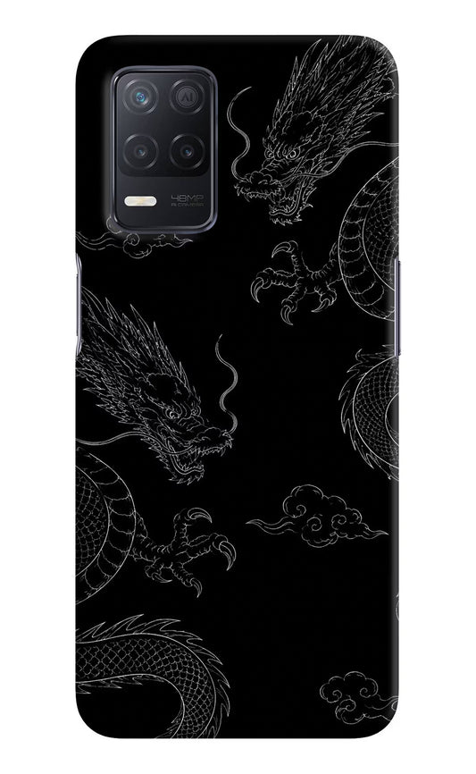 Twin Dragons Realme 8 5G/8s 5G Hard Case Back Cover by Casekaro