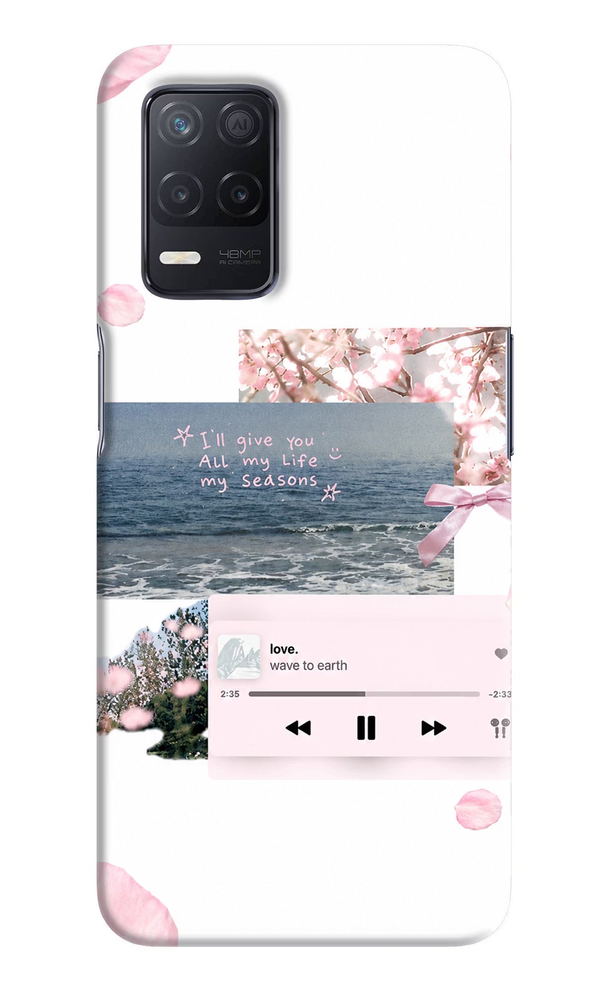 Wave to earth Realme 8 5G/8s 5G Back Cover