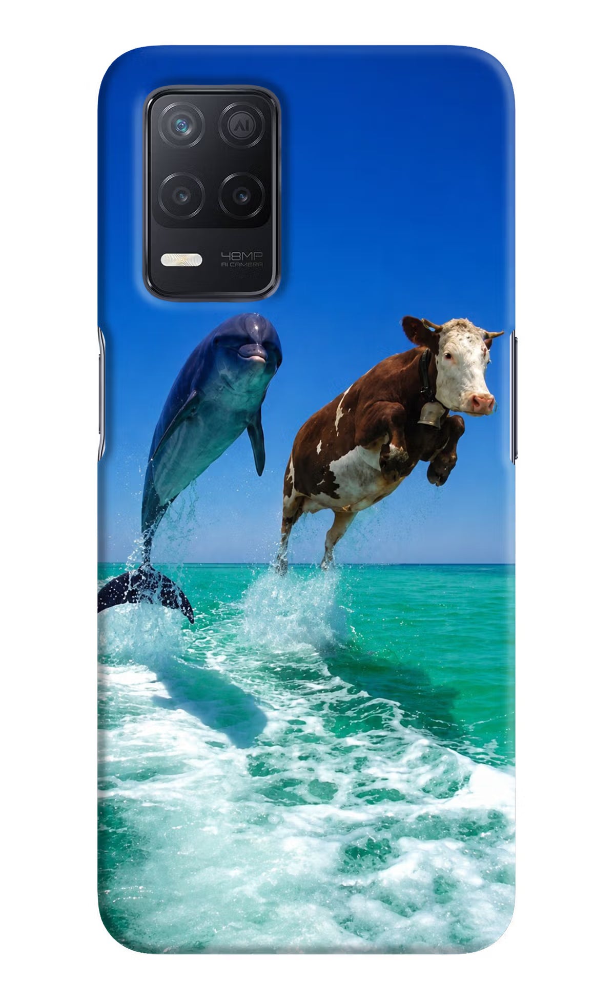 Dolphin vs Cow Realme 8 5G/8s 5G Back Cover