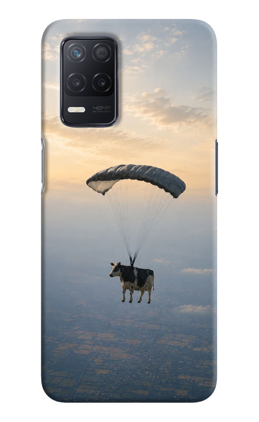 Skydiving Cow Realme 8 5G/8s 5G Hard Case Back Cover by Casekaro