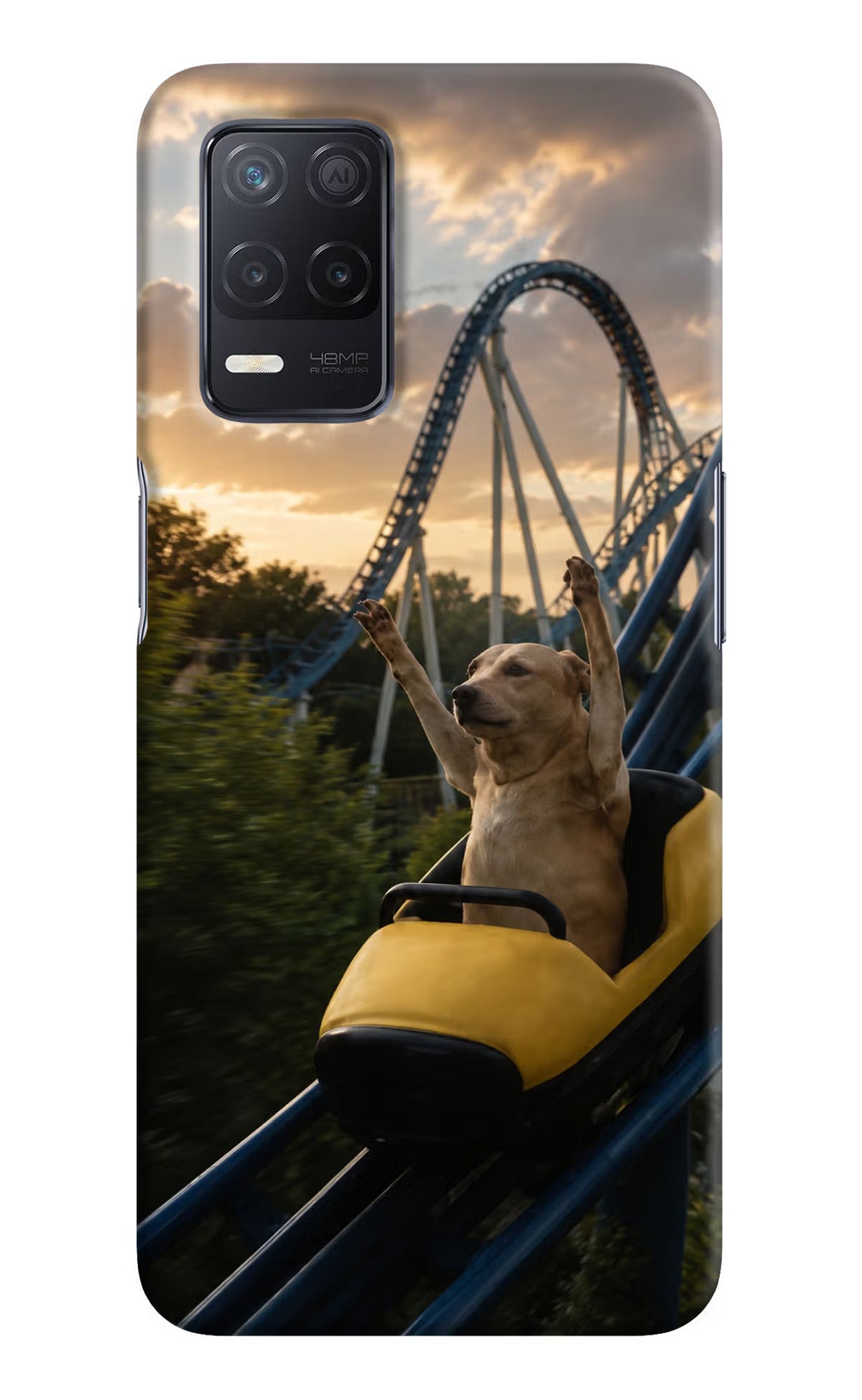Rollercoaster Dog Realme 8 5G/8s 5G Back Cover