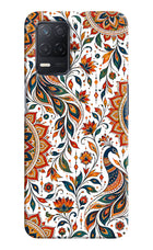 White Mayura Realme 8 5G/8s 5G Back Cover