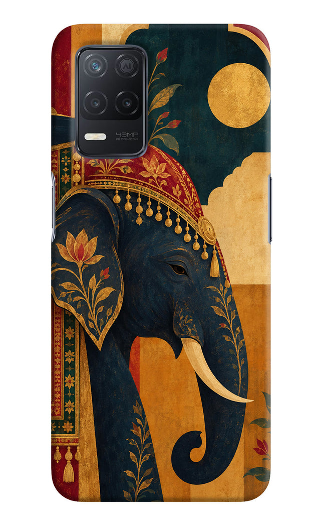 Royal Elephant Realme 8 5G/8s 5G Hard Case Back Cover by Casekaro
