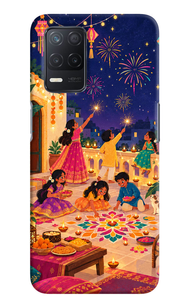 Diwali Night Realme 8 5G/8s 5G Hard Case Back Cover by Casekaro