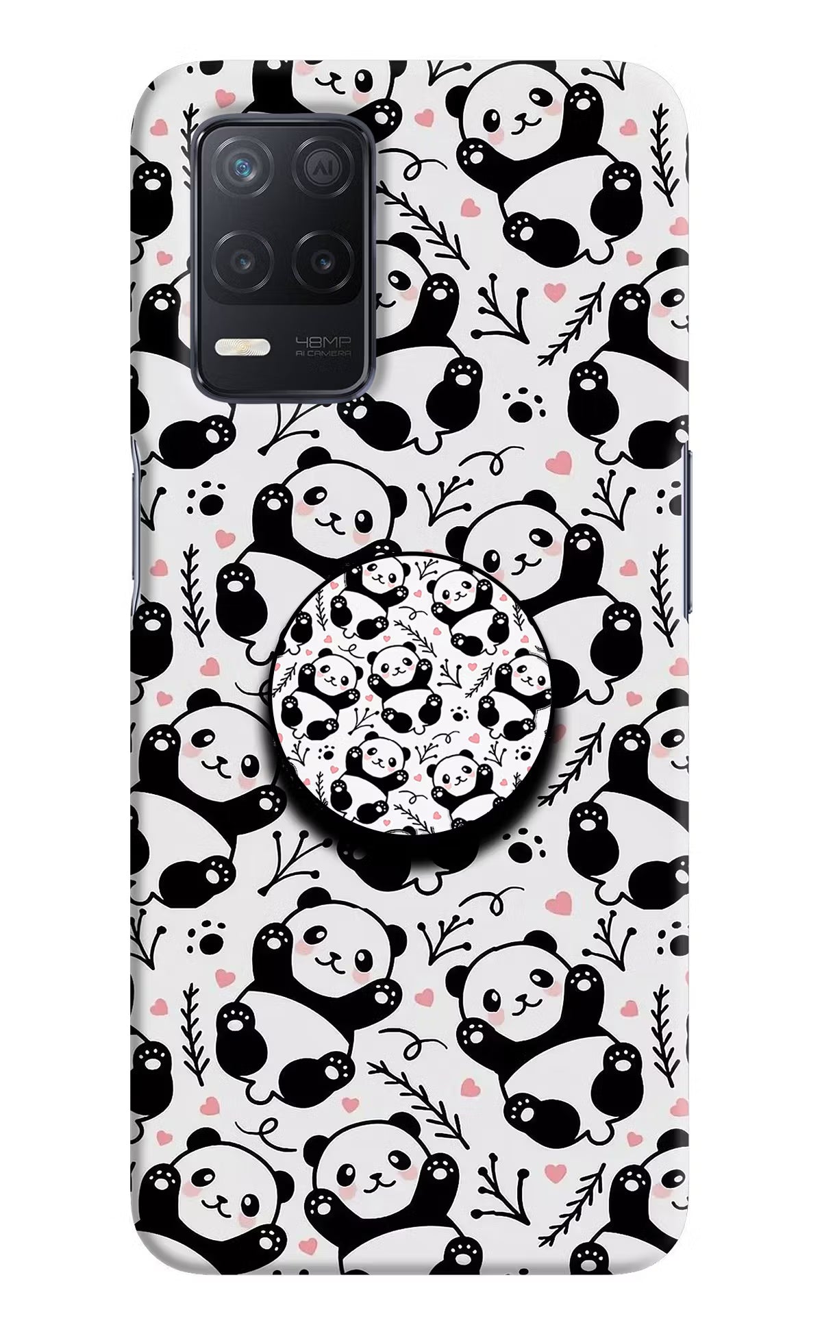 Cute Panda Realme 8 5G/8s 5G Pop Case by Casekaro