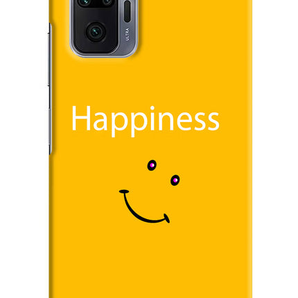 Happiness With Smiley Redmi Note 10 Pro Max Hard Case Back Cover by Casekaro