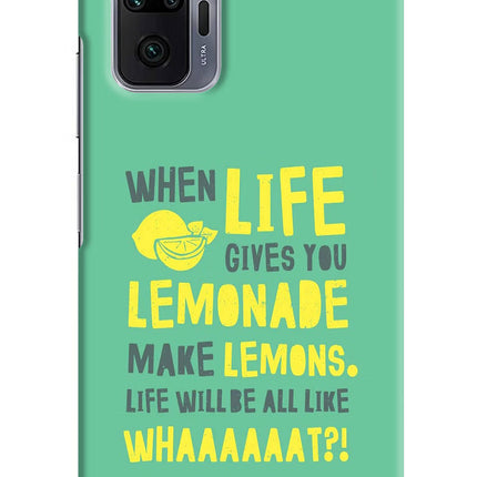 Quote Redmi Note 10 Pro Max Hard Case Back Cover by Casekaro