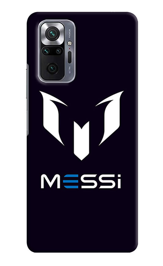 Messi Logo Redmi Note 10 Pro Max Hard Case Back Cover by Casekaro