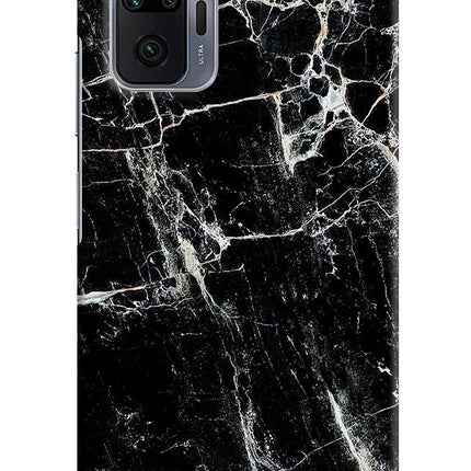 Black Marble Texture Redmi Note 10 Pro Max Hard Case Back Cover by Casekaro