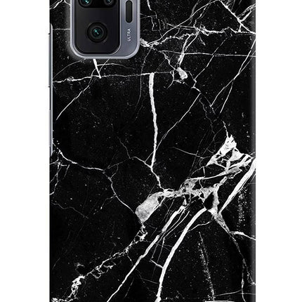 Black Marble Pattern Redmi Note 10 Pro Max Hard Case Back Cover by Casekaro