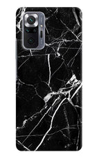 Black Marble Pattern Redmi Note 10 Pro Max Hard Case Back Cover by Casekaro