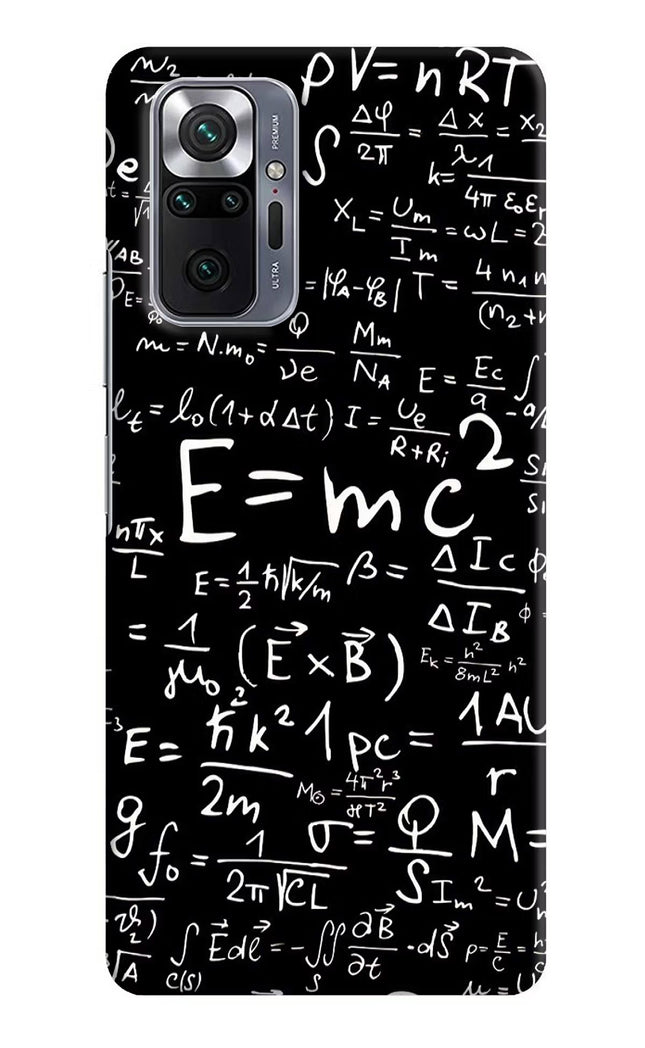 Physics Formula Redmi Note 10 Pro Max Hard Case Back Cover by Casekaro