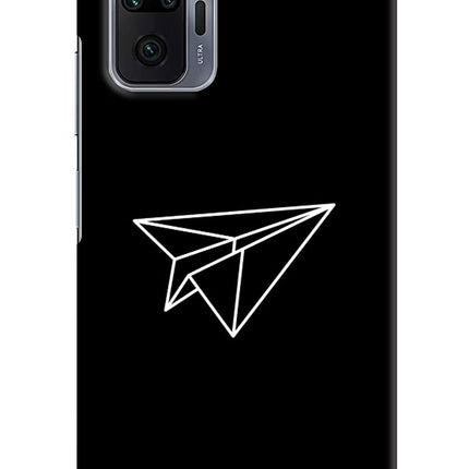 Paper Plane White Redmi Note 10 Pro Max Hard Case Back Cover by Casekaro