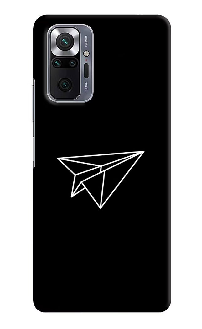 Paper Plane White Redmi Note 10 Pro Max Hard Case Back Cover by Casekaro