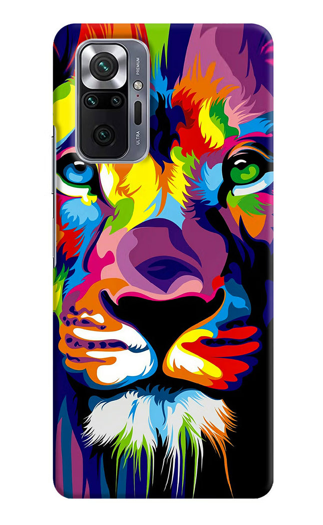 Lion Redmi Note 10 Pro Max Hard Case Back Cover by Casekaro