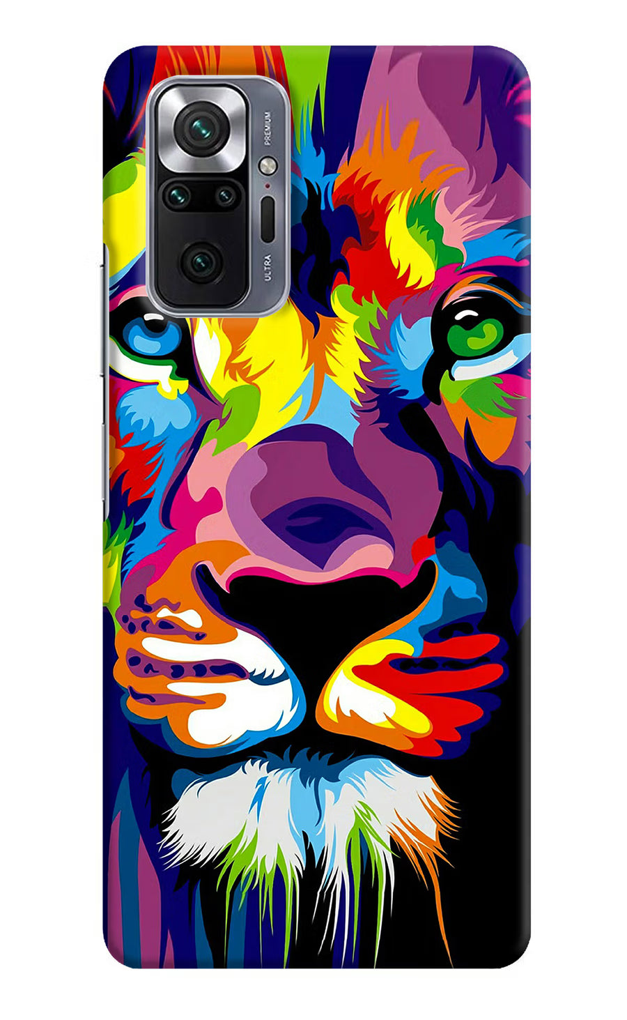 Lion Redmi Note 10 Pro Max Back Cover, Hard case