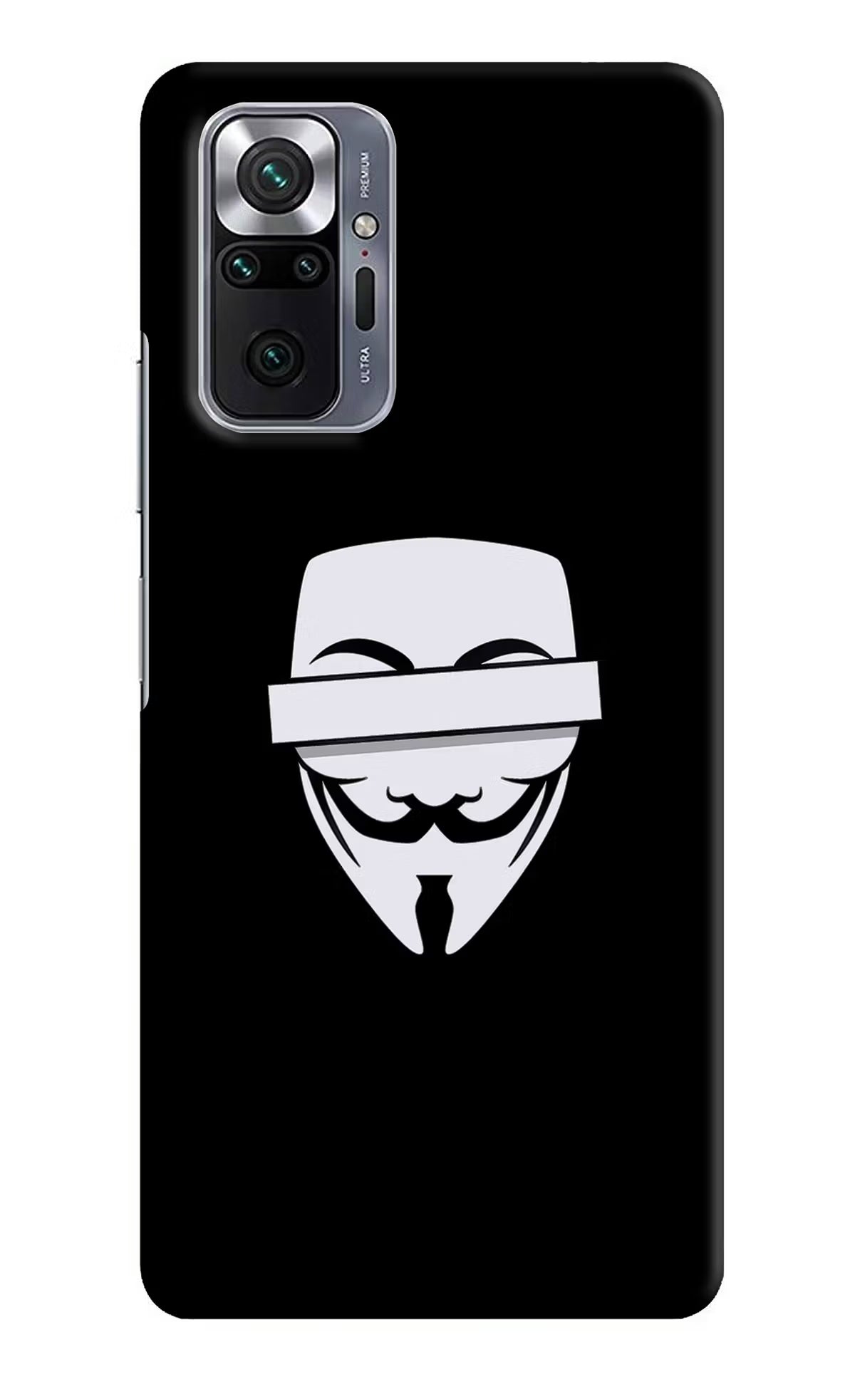 Anonymous Face Redmi Note 10 Pro Max Hard Case Back Cover by Casekaro