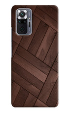 Wooden Texture Design Redmi Note 10 Pro Max Hard Case Back Cover by Casekaro