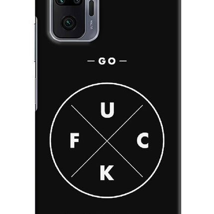 Go Fuck Yourself Redmi Note 10 Pro Max Hard Case Back Cover by Casekaro