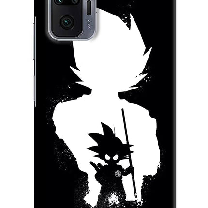Goku Shadow Redmi Note 10 Pro Max Hard Case Back Cover by Casekaro