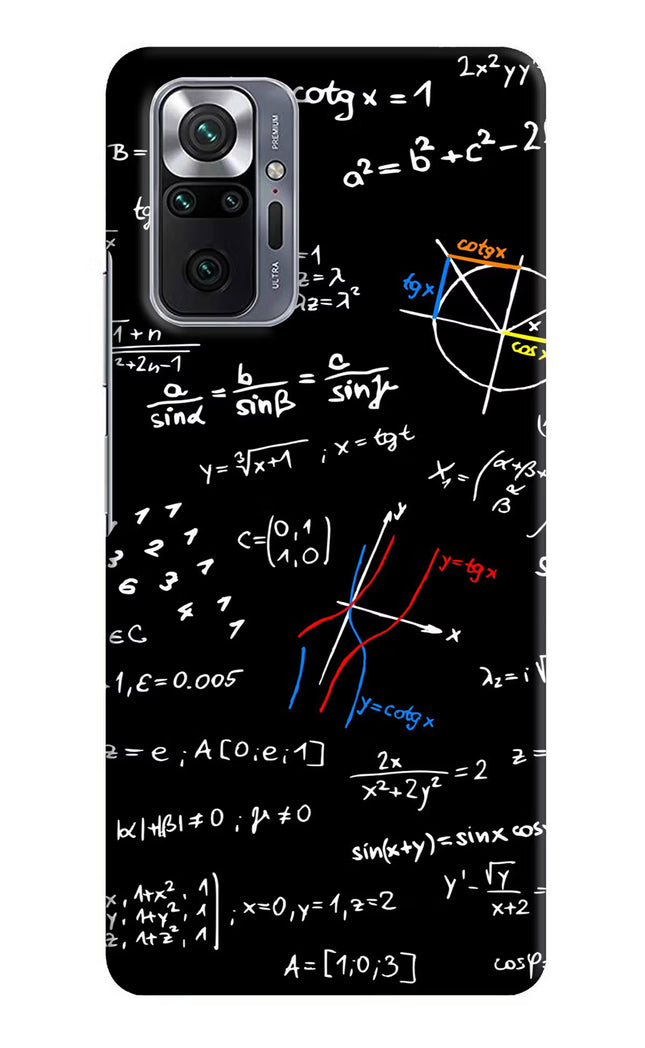Mathematics Formula Redmi Note 10 Pro Max Hard Case Back Cover by Casekaro