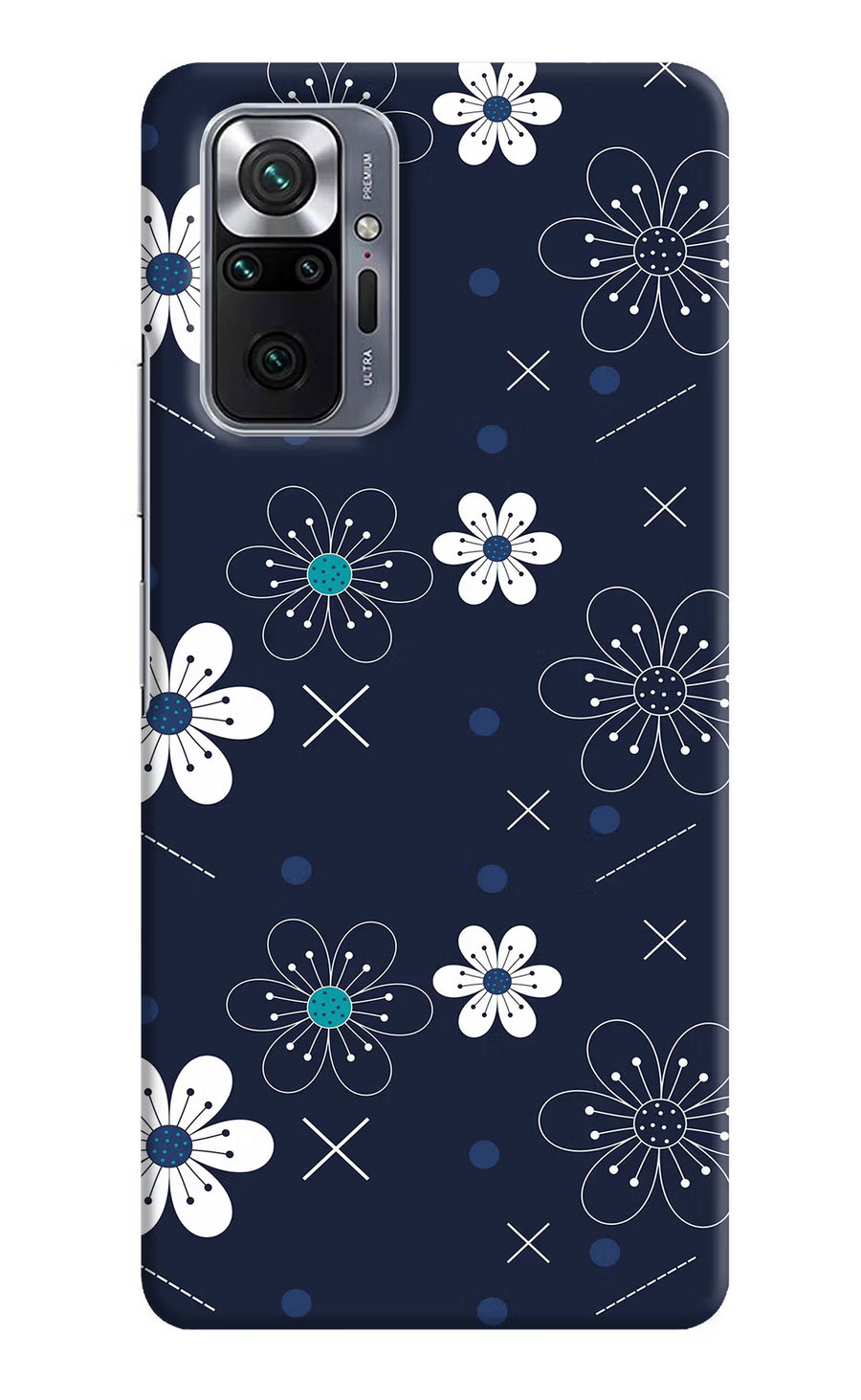 Flowers Redmi Note 10 Pro Max Back Cover, Hard case