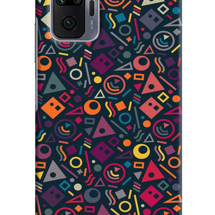 Geometric Abstract Redmi Note 10 Pro Max Hard Case Back Cover by Casekaro