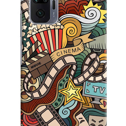 Cinema Abstract Redmi Note 10 Pro Max Hard Case Back Cover by Casekaro