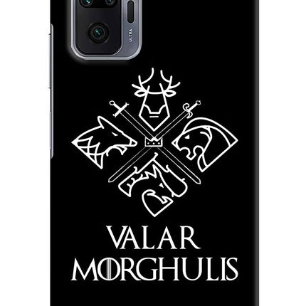 Valar Morghulis | Game Of Thrones Redmi Note 10 Pro Max Hard Case Back Cover by Casekaro