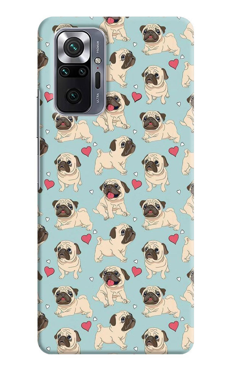 Pug Dog Redmi Note 10 Pro Max Back Cover, Hard case
