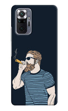 Smoking Redmi Note 10 Pro Max Hard Case Back Cover by Casekaro