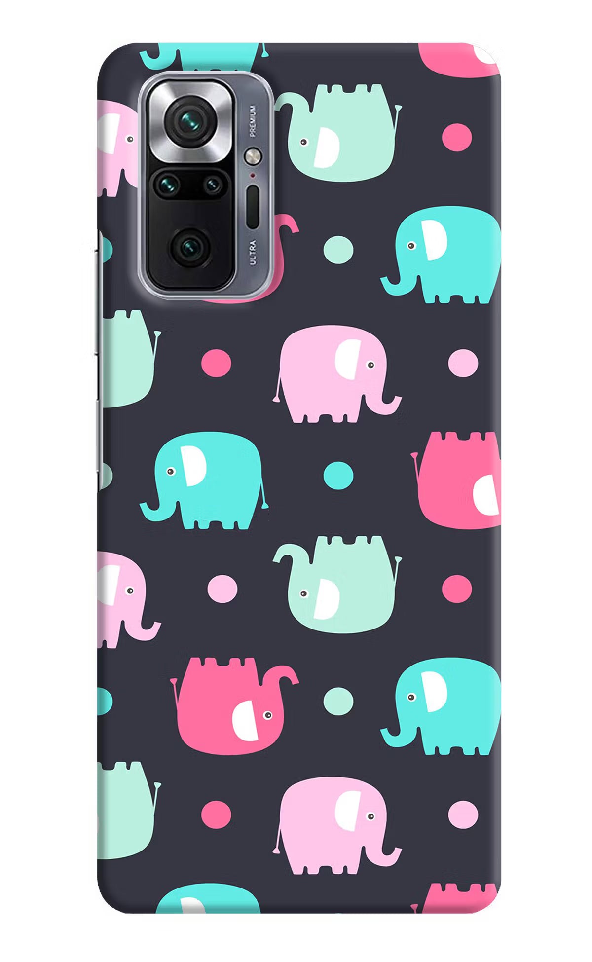 Elephants Redmi Note 10 Pro Max Hard Case Back Cover by Casekaro
