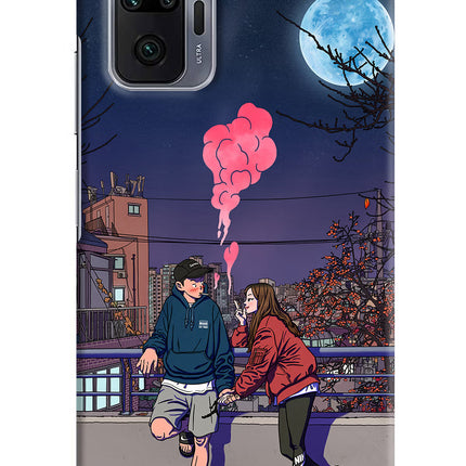 Chilling Couple Redmi Note 10 Pro Max Hard Case Back Cover by Casekaro