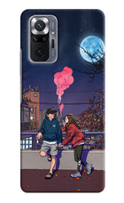 Chilling Couple Redmi Note 10 Pro Max Hard Case Back Cover by Casekaro