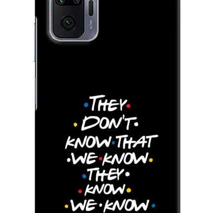 FRIENDS Dialogue Redmi Note 10 Pro Max Hard Case Back Cover by Casekaro