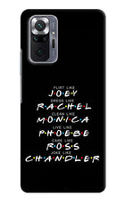 FRIENDS Character Redmi Note 10 Pro Max Hard Case Back Cover by Casekaro