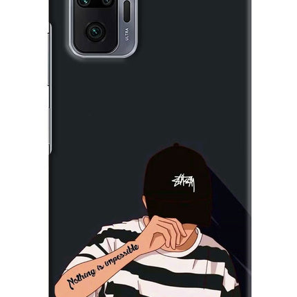 Aesthetic Boy Redmi Note 10 Pro Max Hard Case Back Cover by Casekaro