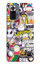 Sticker Bomb Redmi Note 10 Pro Max Hard Case Back Cover by Casekaro