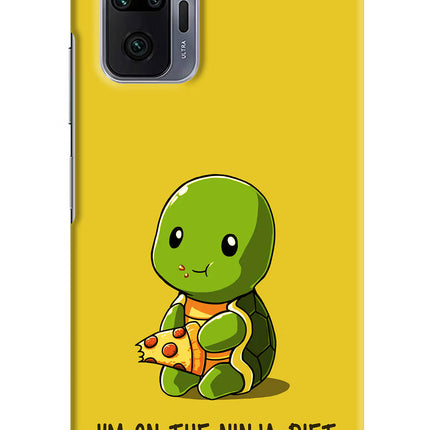 I'm on Ninja Diet Redmi Note 10 Pro Max Hard Case Back Cover by Casekaro