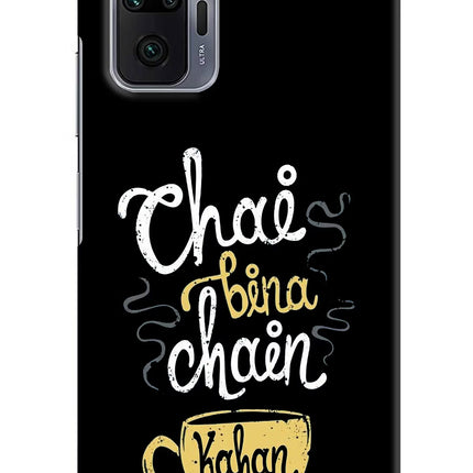 Chai Bina Chain Kaha Re Redmi Note 10 Pro Max Hard Case Back Cover by Casekaro