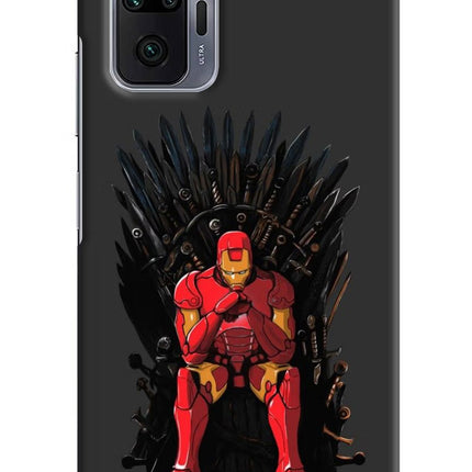 Ironman Throne Redmi Note 10 Pro Max Hard Case Back Cover by Casekaro