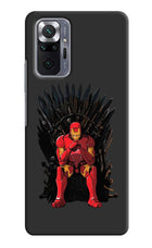 Ironman Throne Redmi Note 10 Pro Max Hard Case Back Cover by Casekaro
