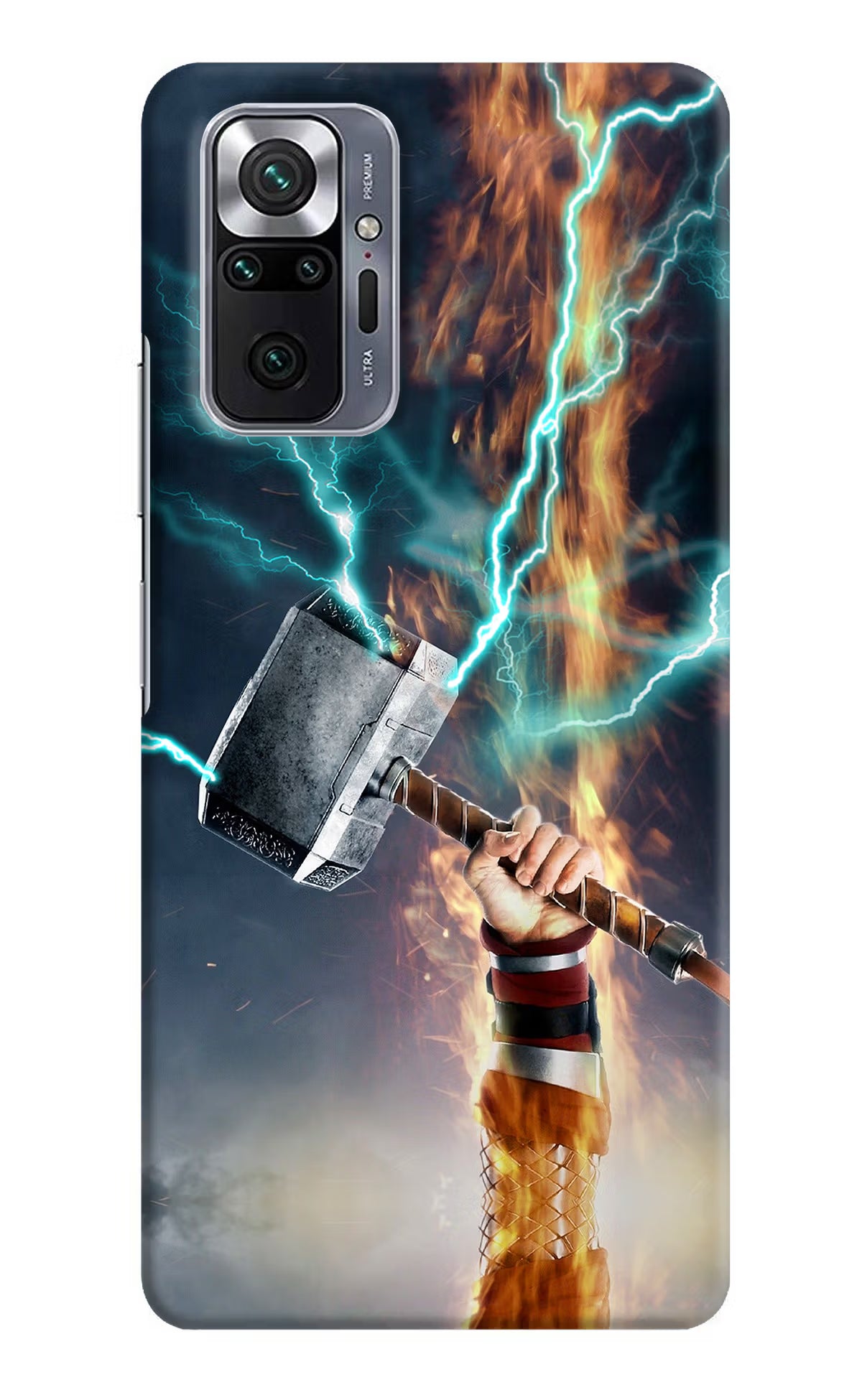 Thor Hammer Mjolnir Redmi Note 10 Pro Max Hard Case Back Cover by Casekaro