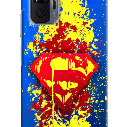 Superman logo Redmi Note 10 Pro Max Hard Case Back Cover by Casekaro
