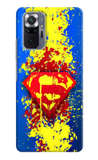 Superman logo Redmi Note 10 Pro Max Hard Case Back Cover by Casekaro