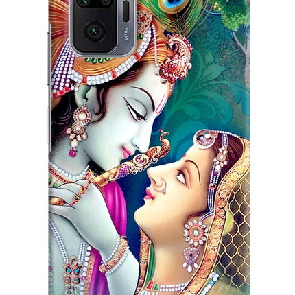 Lord Radha Krishna Redmi Note 10 Pro Max Hard Case Back Cover by Casekaro